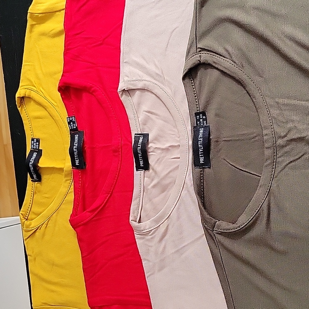 Bundle of cropped shirts